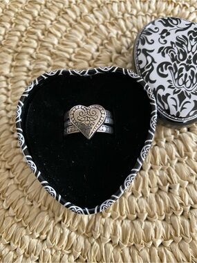 Silver Heart Accent Ring - BRIGHTON Women's Fashion Jewelry